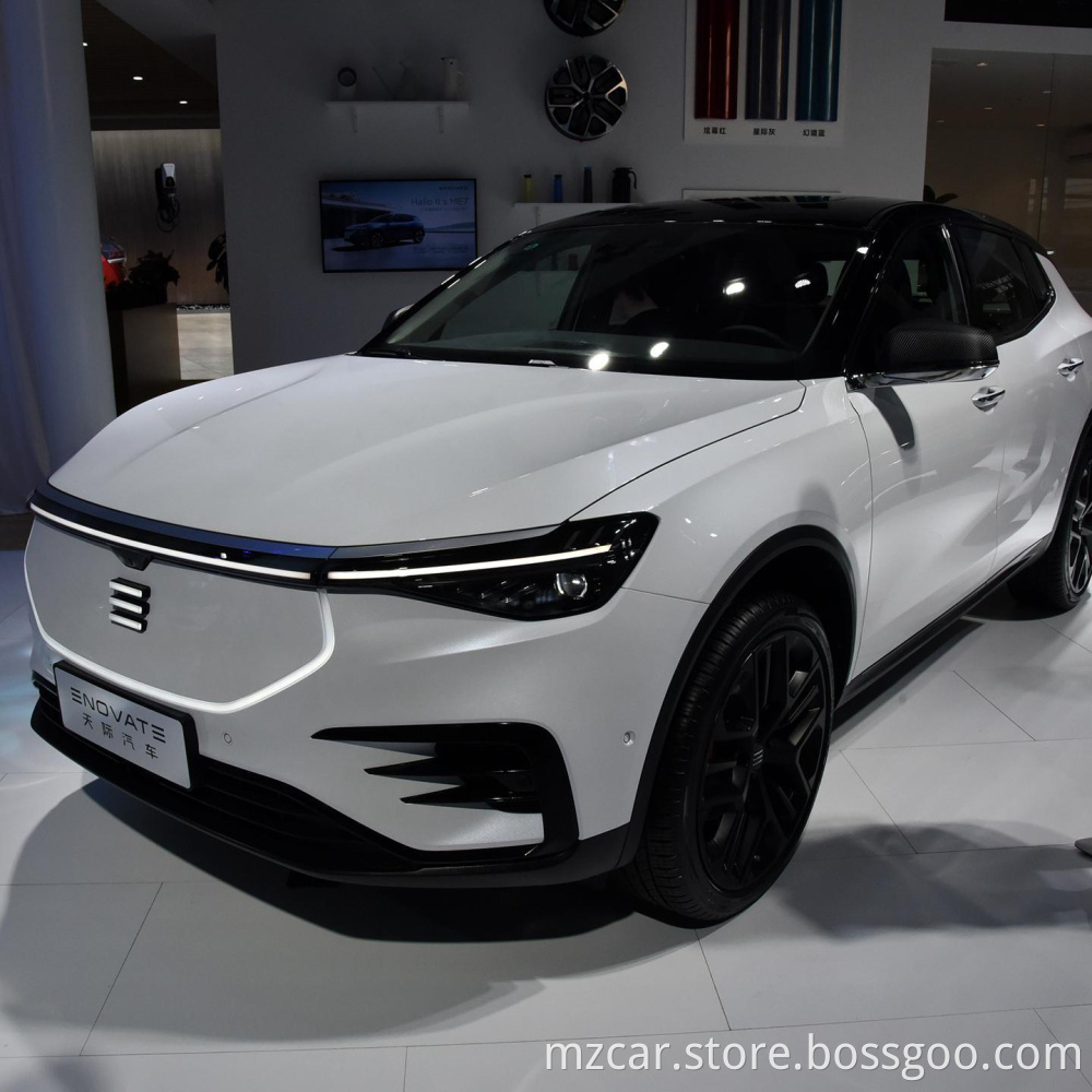 Chinese High Speed Left Rudder ENOVATE automobiles ME7 2021 410km pure electric vehicles EV cars 218HP